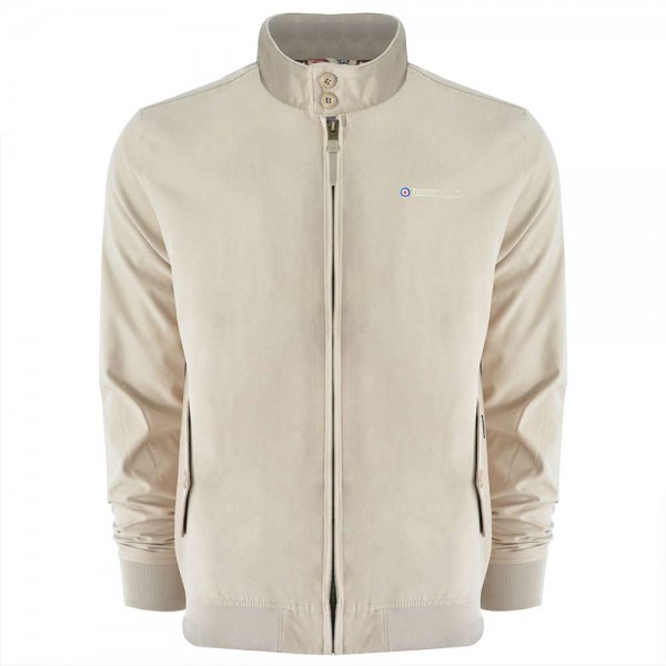 Lambretta Lambretta Showerproof Harrington Jacket-Stone